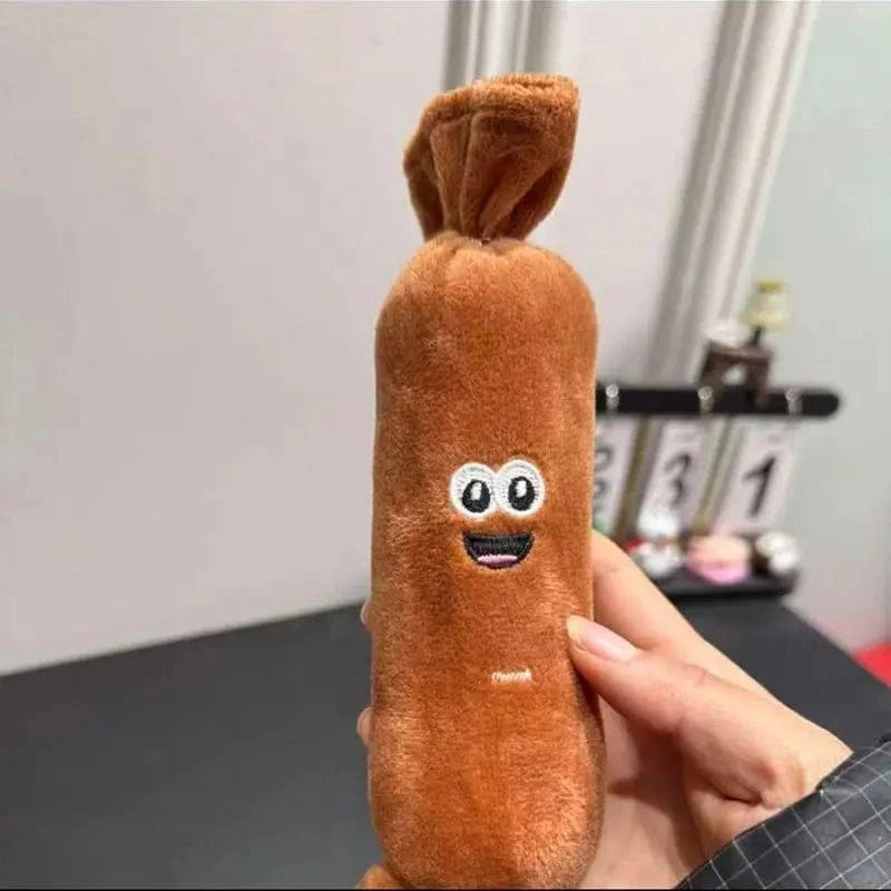 4-Link Squeaky Sausage Dog Toy