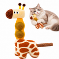 Giraffe Catnip Plush Toy with 2 Catnip Balls & Chew Stick Fursera