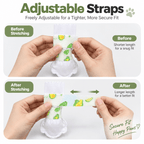 Disposable Dog Booties – Waterproof Paw Covers with Adjustable Straps, 20-Pack Fursera