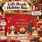 24-Day Pet Advent Calendar for Cats & Dogs – Christmas Toys & Accessories Fursera