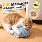 Pufferfish Cat Self-Grooming Brush with Catnip Fursera