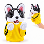 Husky Boxing Hand Puppet with Sound Effects – Interactive Plush Toy Fursera