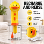 Automatic Pet Shampoo Foamer, 400mL USB-C Rechargeable Dispenser for Dogs & Cats Fursera