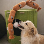 4-Link Squeaky Sausage Dog Toy