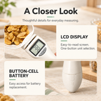 Digital Pet Food Measuring Scoop with LCD Display & Detachable Bowl Fursera