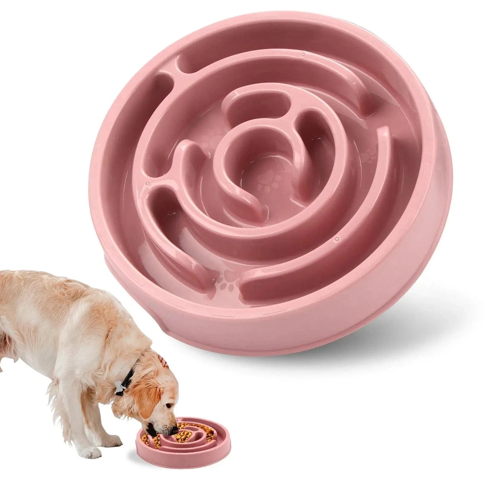 The Fur Anti-Gulp Slow Feeder Dog Bowl