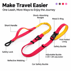 4-in-1 Hands-Free Dog Leash – Adjustable Bungee Lead Fursera
