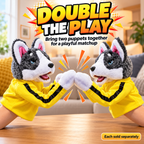 Husky Boxing Hand Puppet with Sound Effects – Interactive Plush Toy Fursera