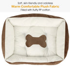 Soft Fleece Pet Bed – Warm Cozy Nest for Dogs & Cats
