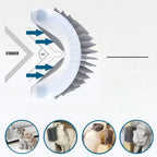 Self Grooming Pet Brush – Corner Massage Tool for Cats & Dogs