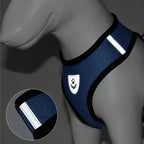 Pet Harness & Leash Set – Adjustable Reflective Harness for Dogs & Cats