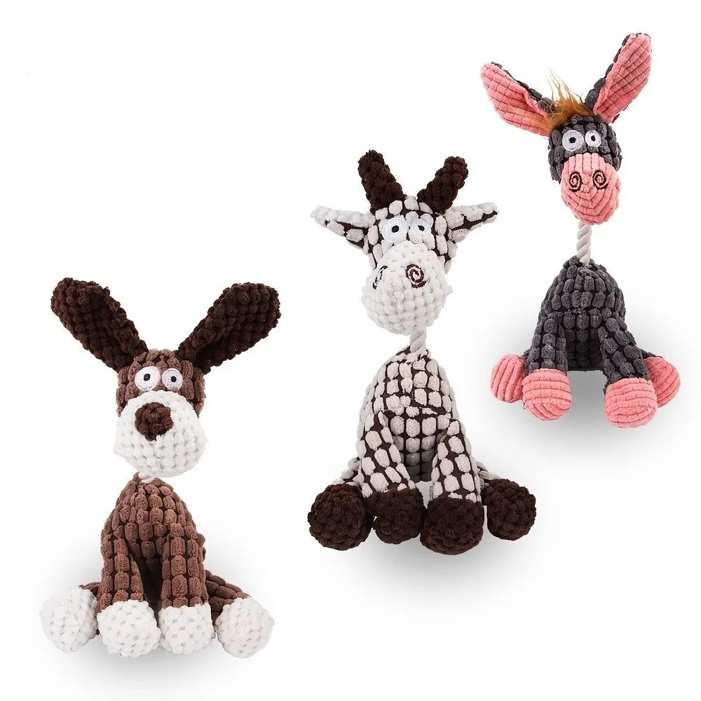 Interactive Dog Toy – Durable Squeaky Chew for Aggressive Dogs