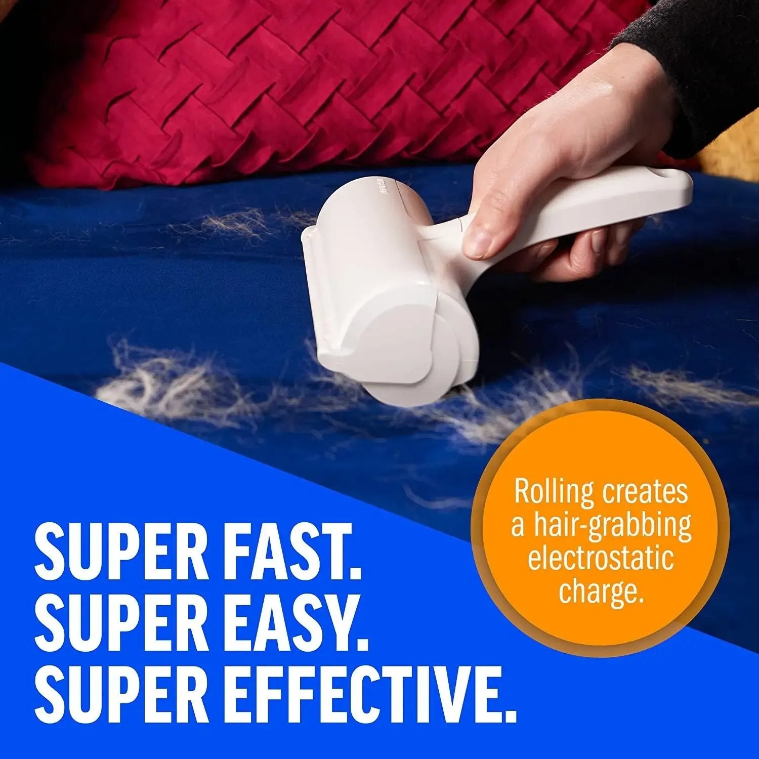 Pet Hair Cleaner – Portable Reusable Lint Remover Tool