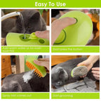 Pet Steam Brush – USB Rechargeable Grooming & Cleaning Tool