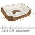Soft Fleece Pet Bed – Warm Cozy Nest for Dogs & Cats