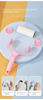 Sticky Lint Roller – Pet Hair Remover for Clothes & Furniture