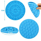 2PCS Lick Mats – Suction Slow Feeder for Dogs & Cats
