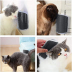 Self Grooming Pet Brush – Corner Massage Tool for Cats & Dogs
