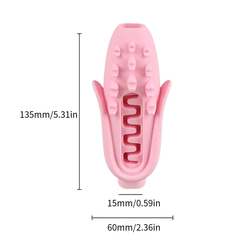 Corn Dog Chew Toy – Silicone Teething & Dental Toy