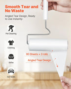 Pet Hair Lint Rollers – 3 Pack Sticky Rollers for Furniture & Clothing