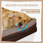 Orthopedic Pet Bed – Supportive Washable Bed with Non-Slip Base