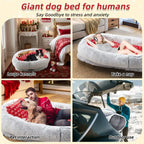 Orthopedic Human Dog Bed – Large Cozy Lounger for Relaxing