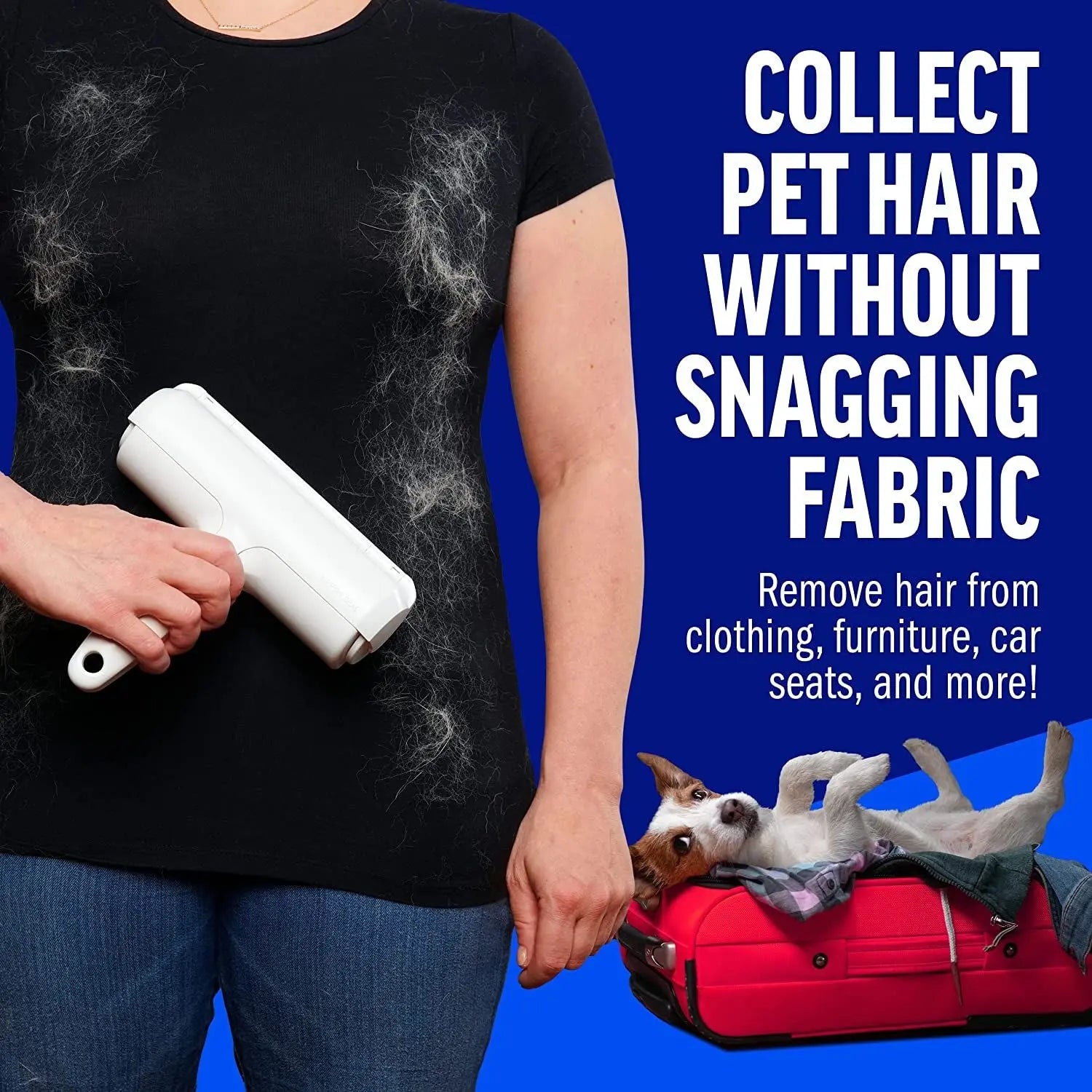 Pet Hair Cleaner – Portable Reusable Lint Remover Tool