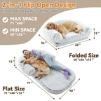 Giant Dog Bed for Humans – Plush Orthopedic Lounger