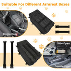 Small Pet Car Seat – Cozy Console Booster for Dogs & Cats