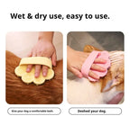Pet Grooming Brush – Soft Bath & Massage Tool for Dogs & Cats