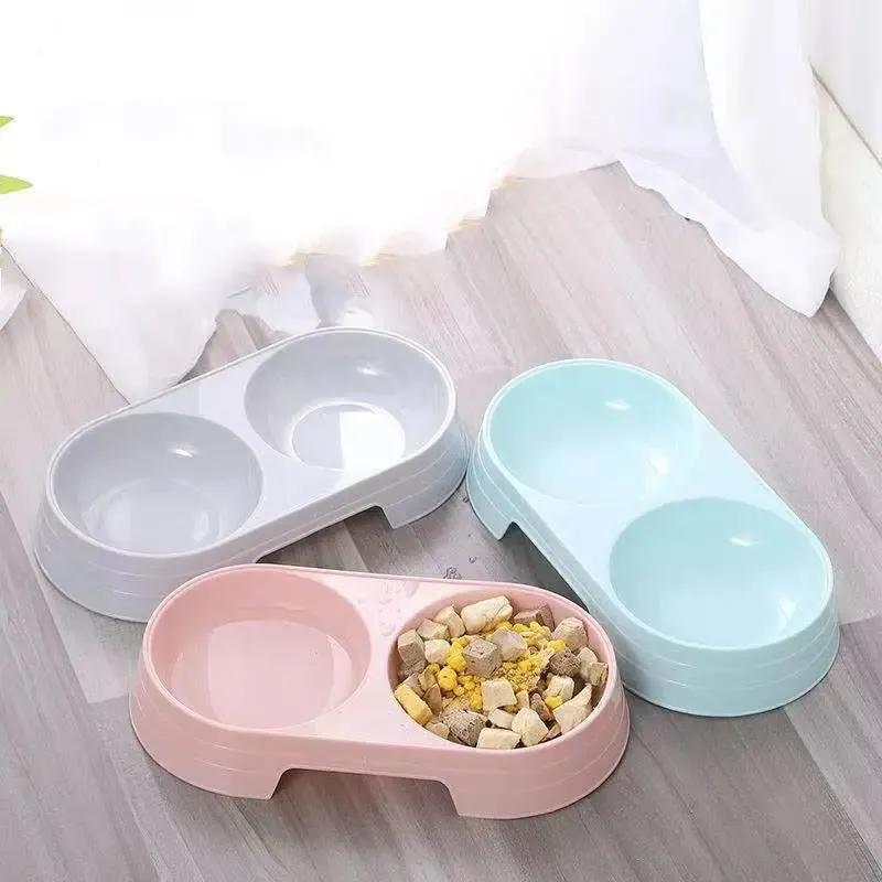 Dual Pet Bowl – Dog & Cat Food and Water Bowl Set