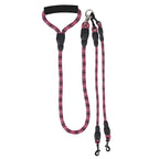 Dual Dog Leash – No-Tangle Reflective Leash with Padded Handle