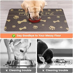 Dog & Cat Feeding Mat – Absorbent Bowl Mat for Mess-Free Meals