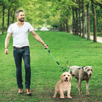 Dual Dog Leash – No-Tangle Reflective Leash with Padded Handle