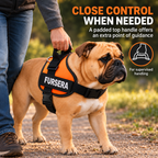 Adjustable Reflective Dog Harness with Padded Control Handle Fursera