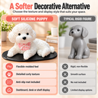 Cute Puppy Dashboard Ornament with Anti-Slip Mat Fursera