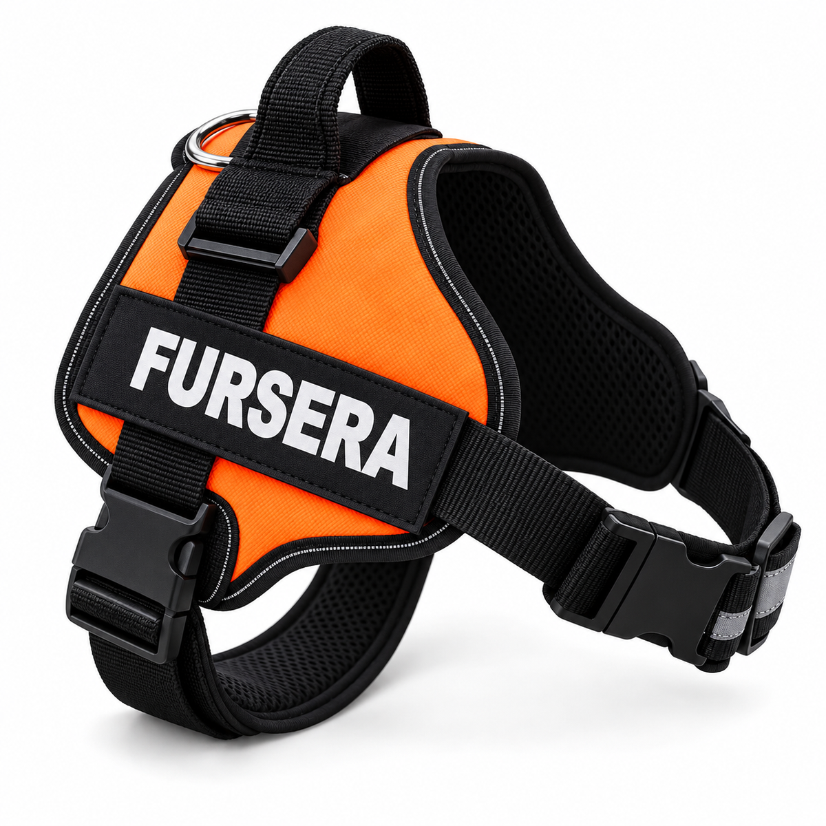 Adjustable Reflective Dog Harness with Padded Control Handle Fursera