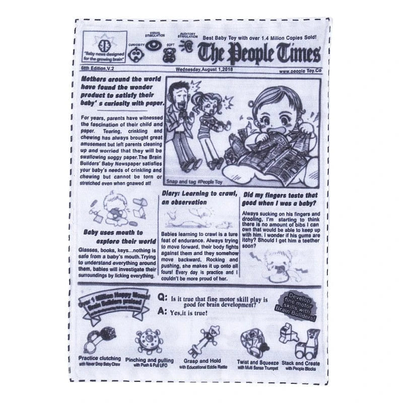 Crinkle Newspaper Dog Toy