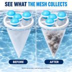 Reusable Floating Pet Hair & Lint Catcher for Top-Loading Washers Fursera
