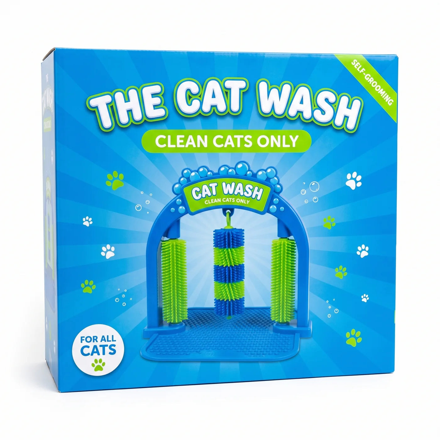 Cat Self-Grooming Station – Interactive Brush & Massage Toy Fursera