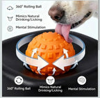Slow Feeder Dog Bowl – No Spill & Non-Slip
