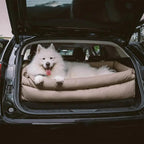Dog Car Seat Bed – Faux Leather Booster for Medium & Large Dogs