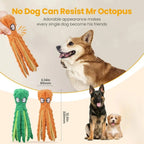 Squeaky Octopus Dog Toys
