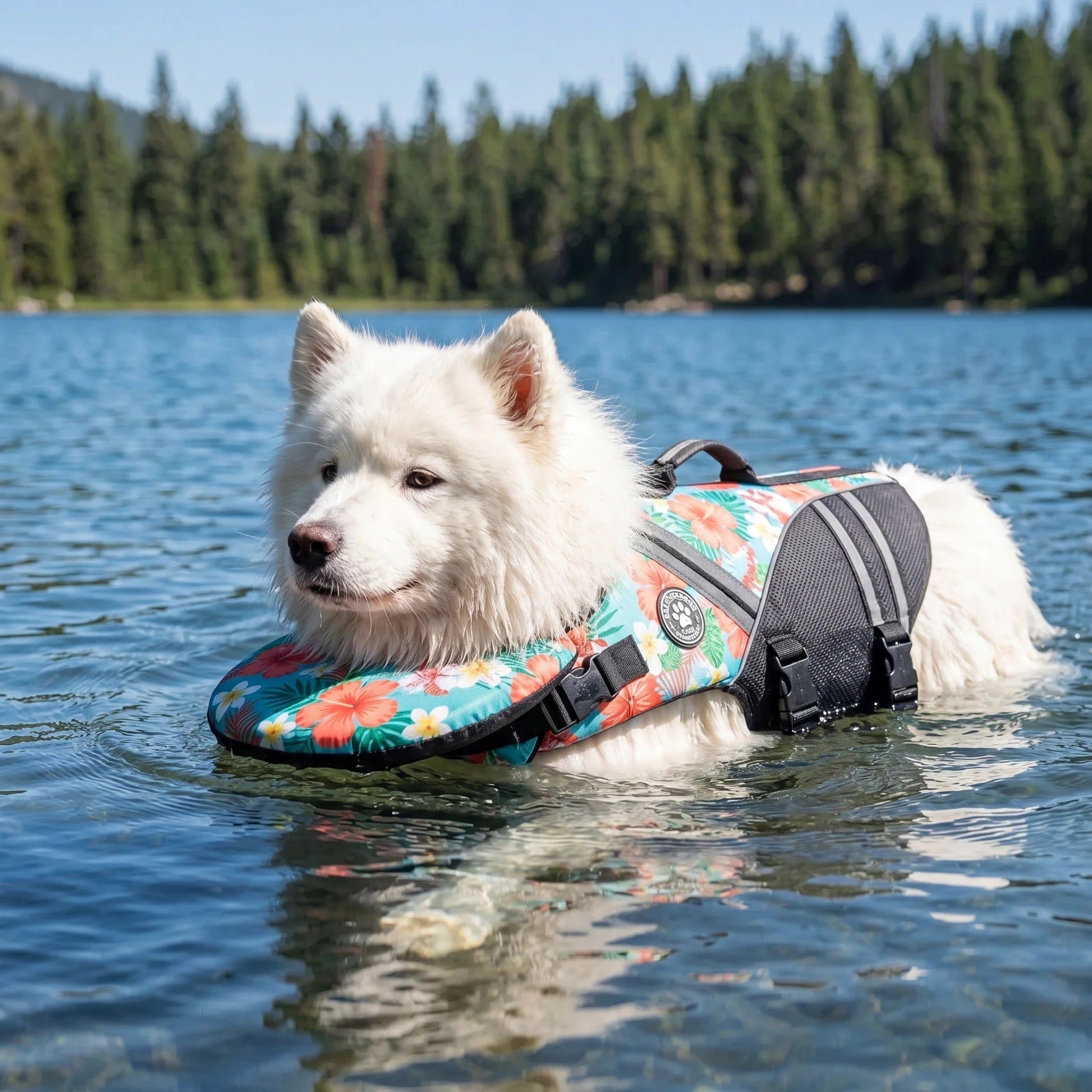 Dog Life Jacket with Head Support