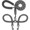 Dual Dog Leash – No-Tangle 360° Swivel Bungee Leash for Two Dogs