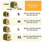 Cozy Cave Pet Bed – Warm Cat & Dog House