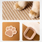 Clog-Shaped Cat Bed – Felt Cat Cave with Jute Scratching Mat Fursera