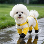 Waterproof Dog Boots with Adjustable Suspenders Fursera