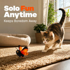 Interactive Automatic Butterfly Teaser for Indoor Cats Fursera